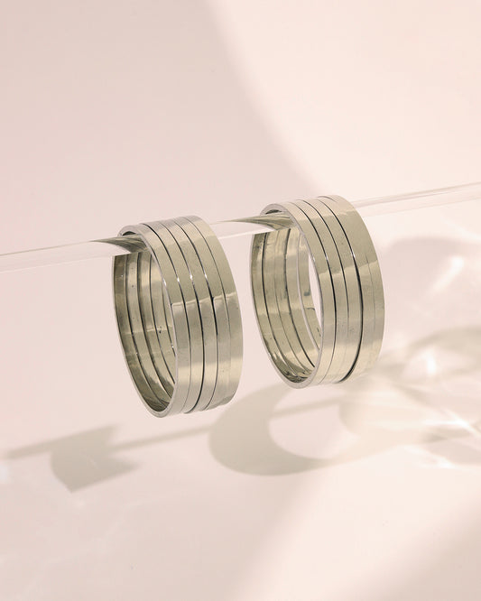 Taranam Silver Bangles